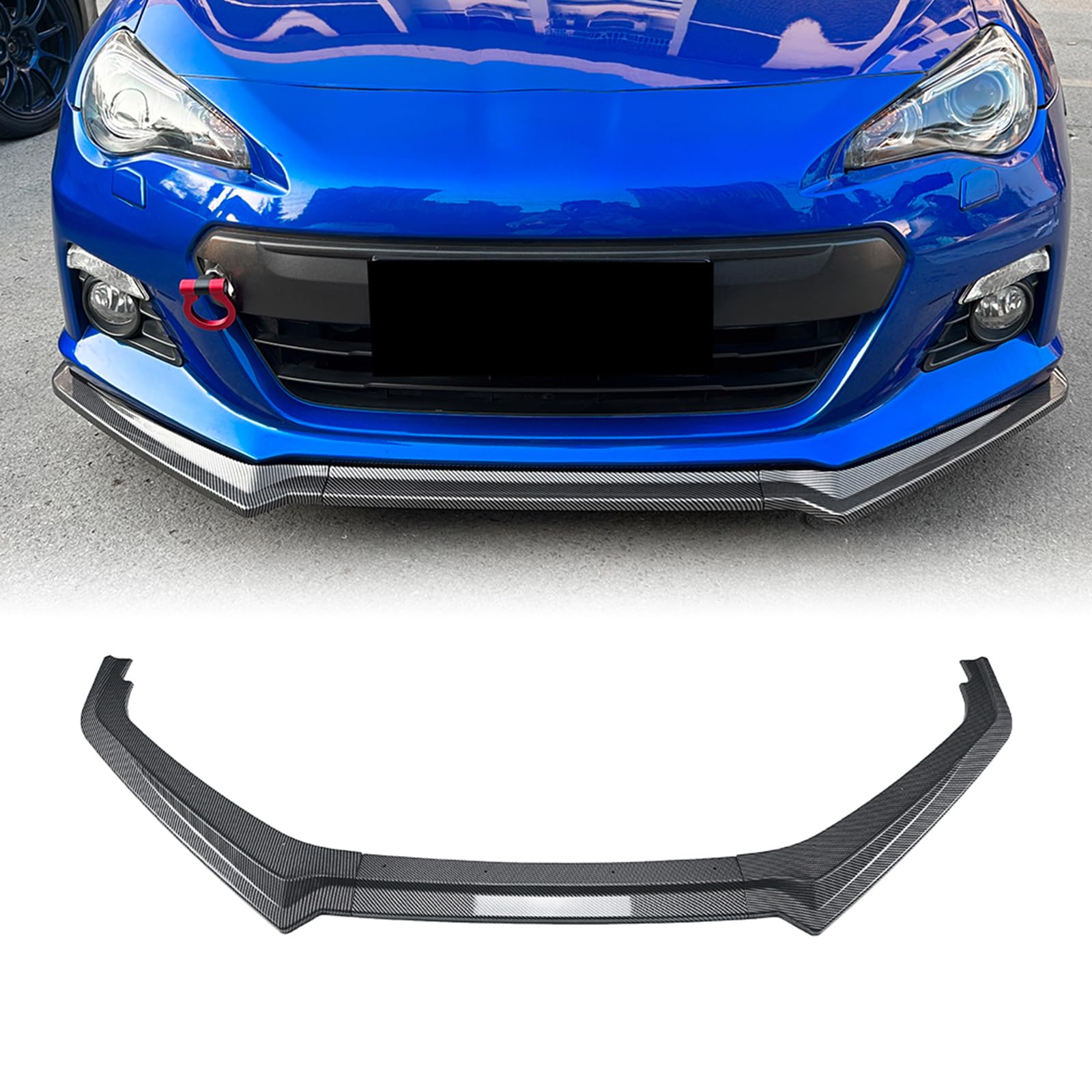 Frontstoßstangenspoilerlippe Splitter Kit für Subaru BRZ 2013-2016 schwarz von IDENUONA