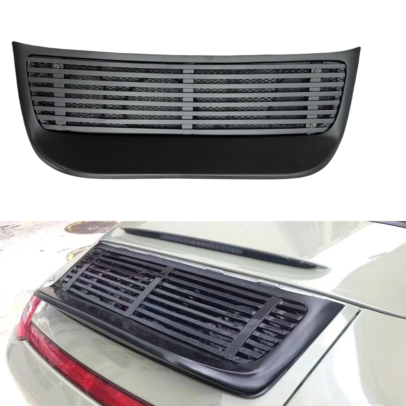 Heckspoiler für Porsche 997 911 2005–2012, mattschwarz von IDENUONA