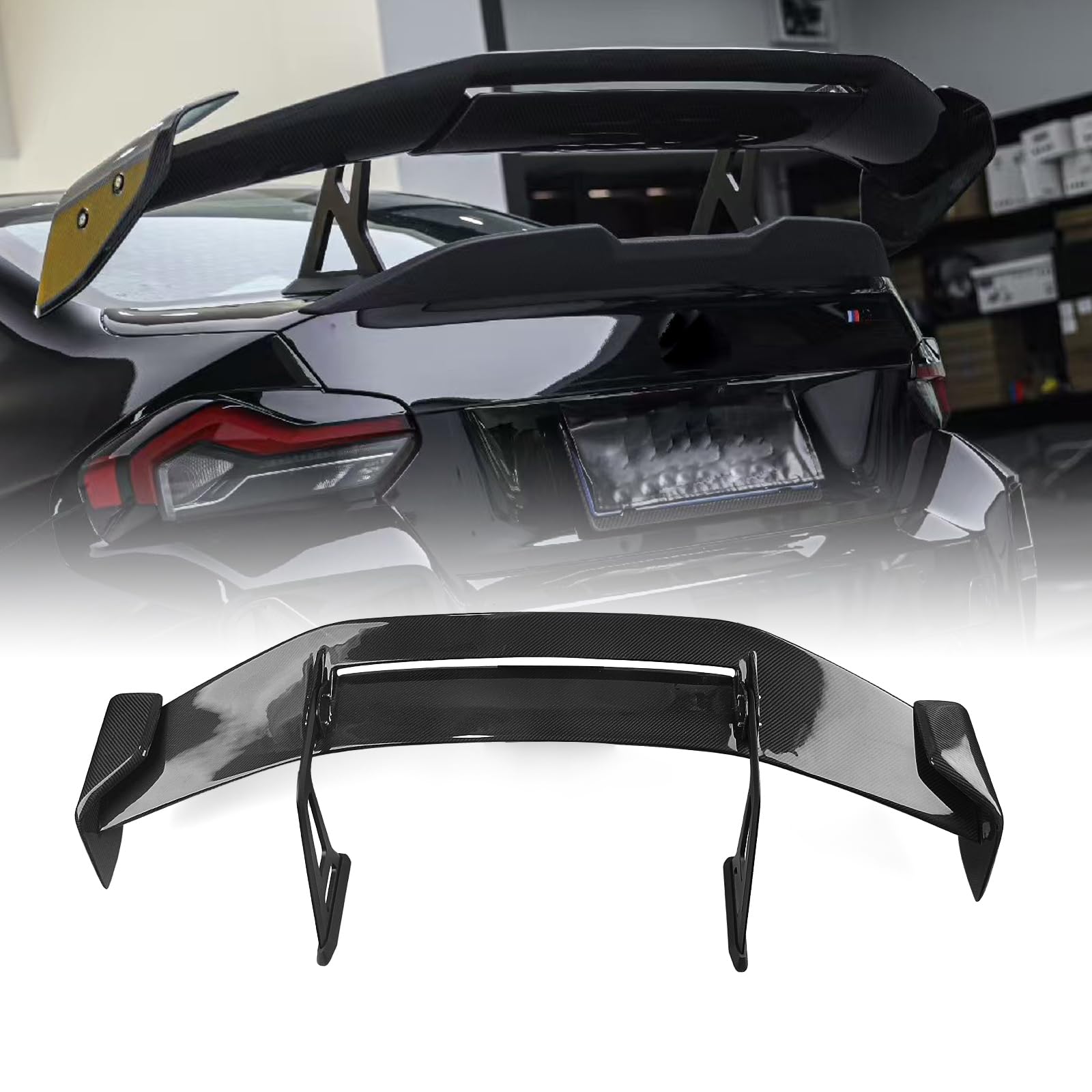 Heckspoiler für Tesla Modell 3 2017–2024 2018, Kohlefaser-Bodykit von IDENUONA