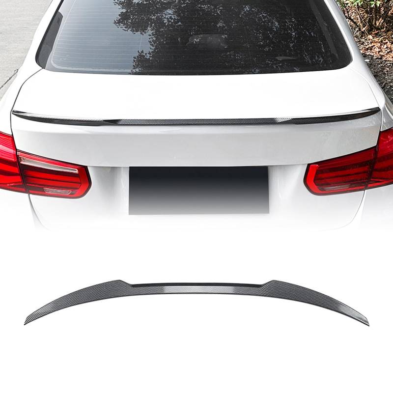 Heckspoilerlippe Dachflügel für BMW 3er F30 318i 2013-2019 Schwarz von IDENUONA