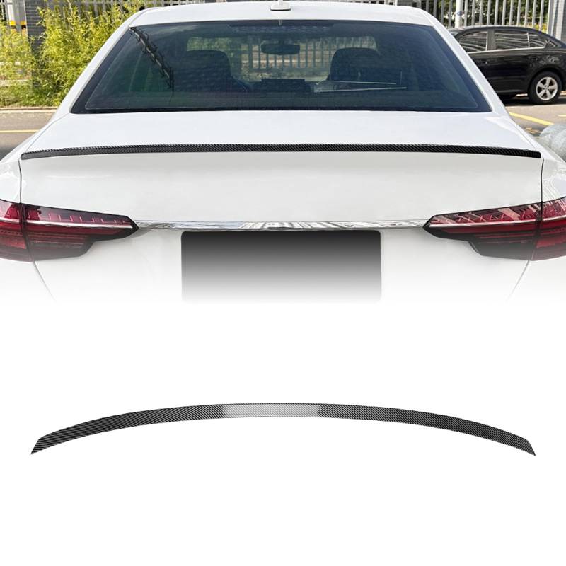 Heckspoilerlippe für Audi A4 B9 2017-2024 2018 S4 Schwarz von IDENUONA