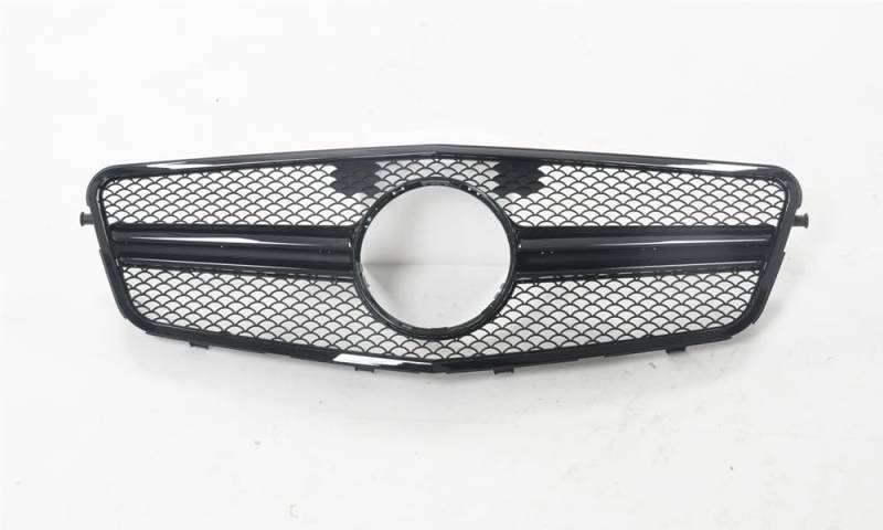 Kühlergrill für Mercedes Benz E-Klasse W212 2009–2013 AMG, Silber-Schwarz von IDENUONA