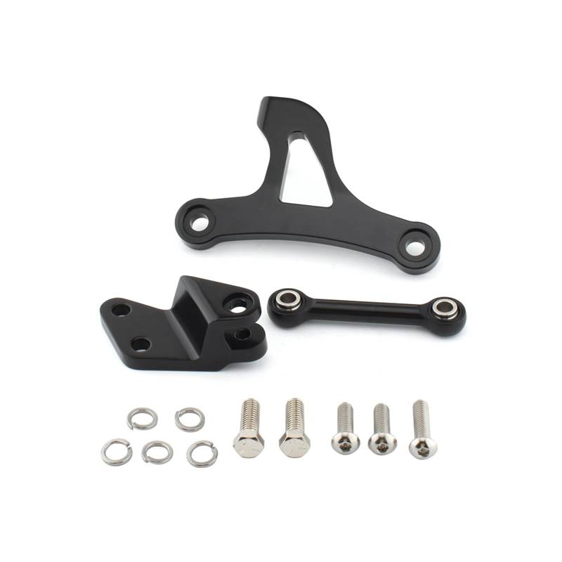 Motorhalterung Link Suspension Kit für Harley Sportster XL883L 1200 Silber von IDENUONA