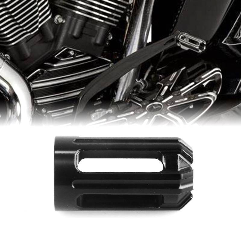 Motorrad Schalthebel Peg Pedal für Harley Davidson alle Modelle Schwarz Chrom von IDENUONA