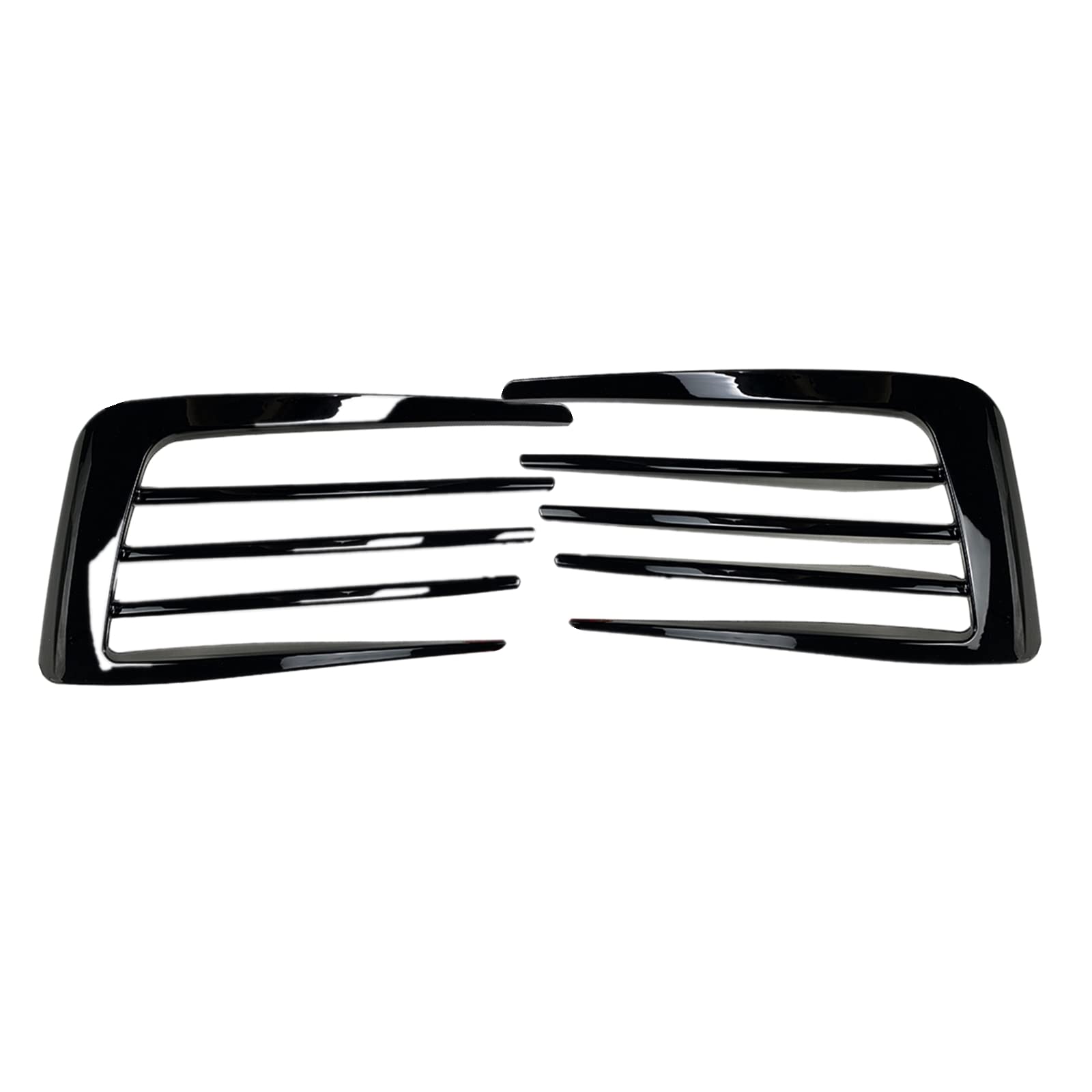 Nebelscheinwerfer-Abdeckungs-Set für VW Golf 7 GTI 2013–2016, schwarzes ABS von IDENUONA