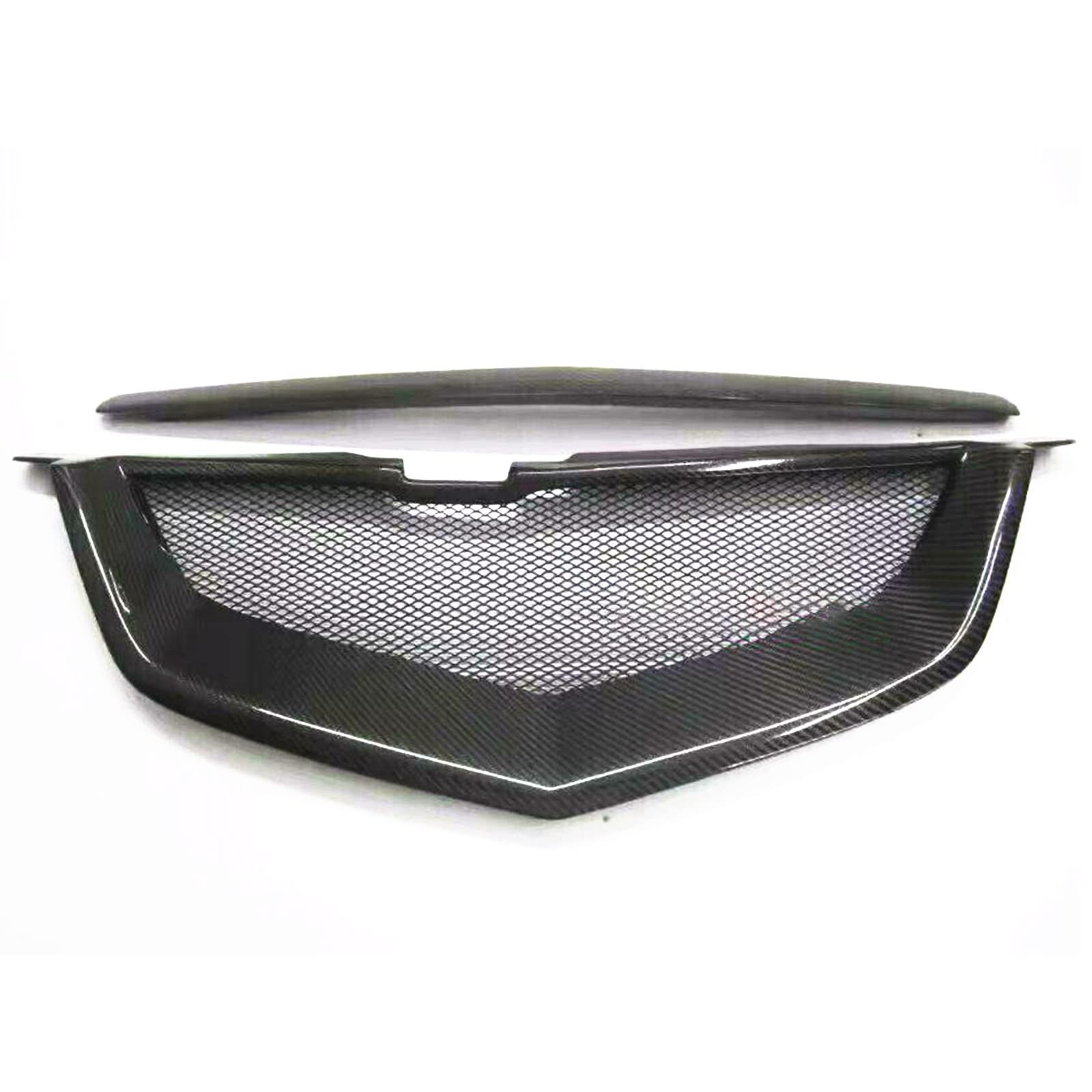 Schwarzes Fiberglas Frontstoßstangengitter für Acura TL 2004–2006 Shark Mouth Style von IDENUONA