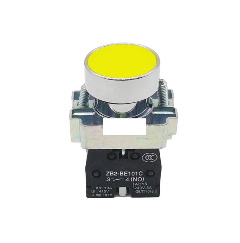 1Pcs 22mm Momentary Push button switch 10A/415V NC/NO XB2-BA11 XB2-BA21 XB2-BA31 XB2-BA42 XB2-BA51 XB2-BA61 Button switch IDGTTLDF(XB2-BA51 yellow) von IDGTTLDF