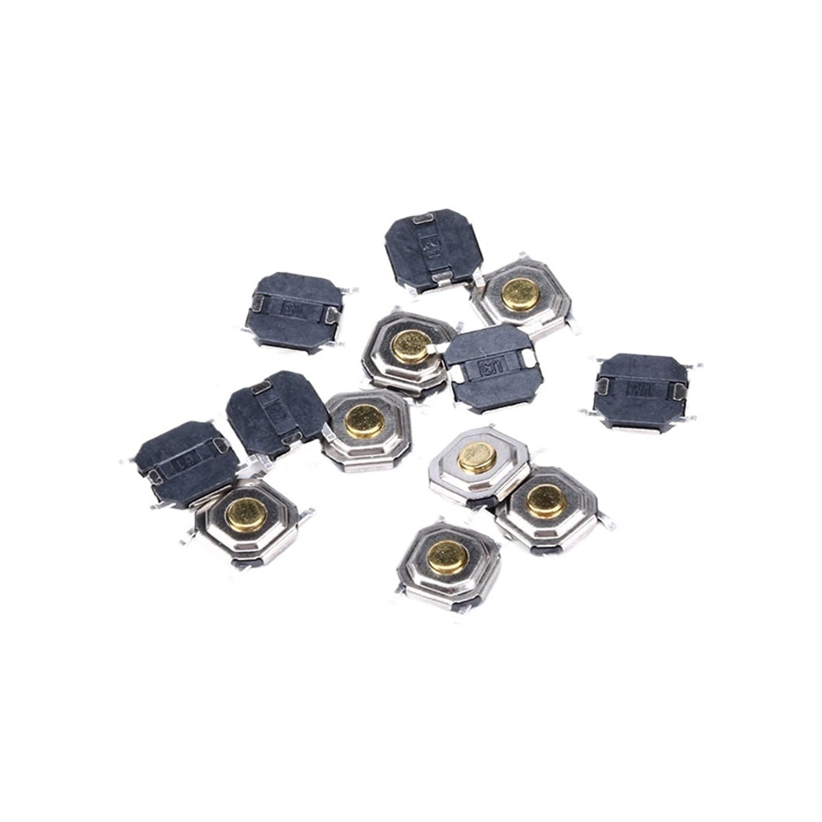 20PCS 4X4X1.5MM Touch Switch button Patch Switch 4 * 4 * 1.5 SMD 4Pin /Feet Button Head IDGTTLDF von IDGTTLDF