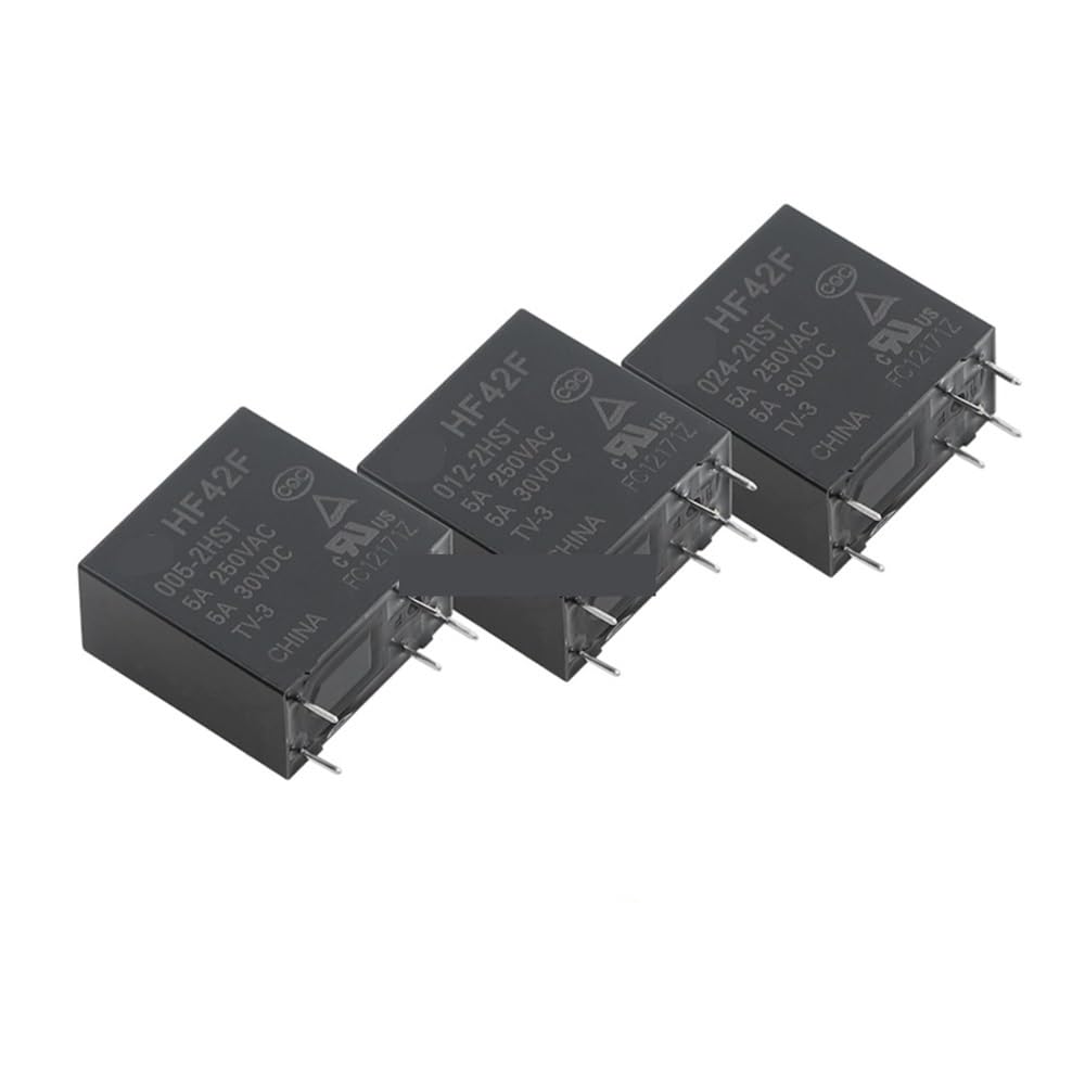 2PCS Relay HF42F-005/012/024-2HS/2HST Two Groups Usually Open 6PIN 5A250V IDGTTLDF(HF42F-024-2HST) von IDGTTLDF