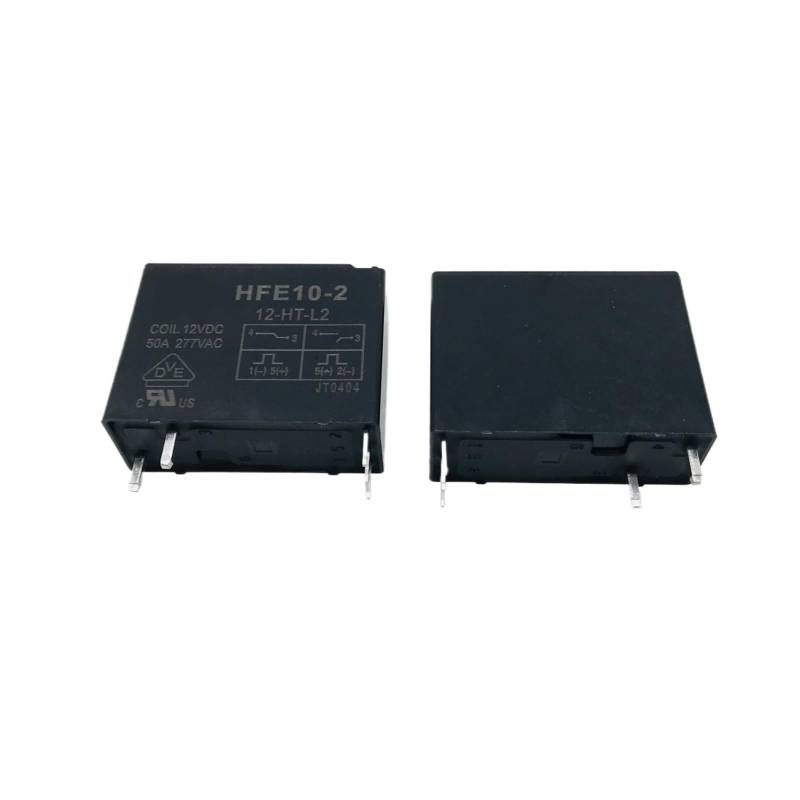 2PCS relay HFE10-2-12-HT-L2 HFE10-2-24-HT-L2 HFE10-2-12-HT-L1 HFE10 2 24 HT L1 12VDV Double coil with manual switch 50A IDGTTLDF(HFE10-2-12-HT-L1) von IDGTTLDF