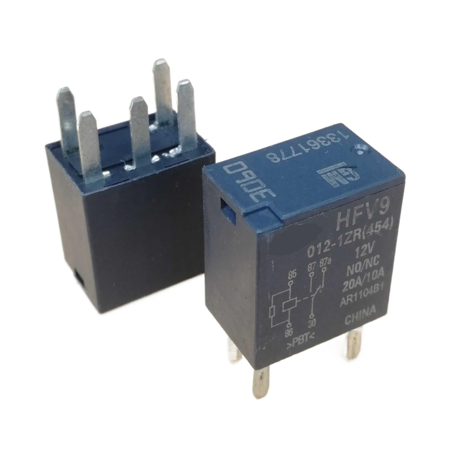 2pcs 12v 5pin Automobile Air Conditioning Fan Relay Hfv9-012-1zr 6082 IDGTTLDF von IDGTTLDF