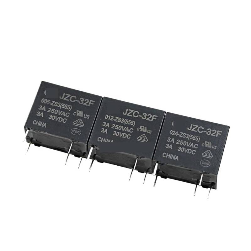 5PCS HF32F JZC-32F 5V 12V 24V Power Relays JZC-32F-005-ZS3 JZC-32F-012-ZS3 JZC-32F-024-ZS3 3A 250VAC 5PIN IDGTTLDF(JZC-32F-012-ZS3(12V)) von IDGTTLDF