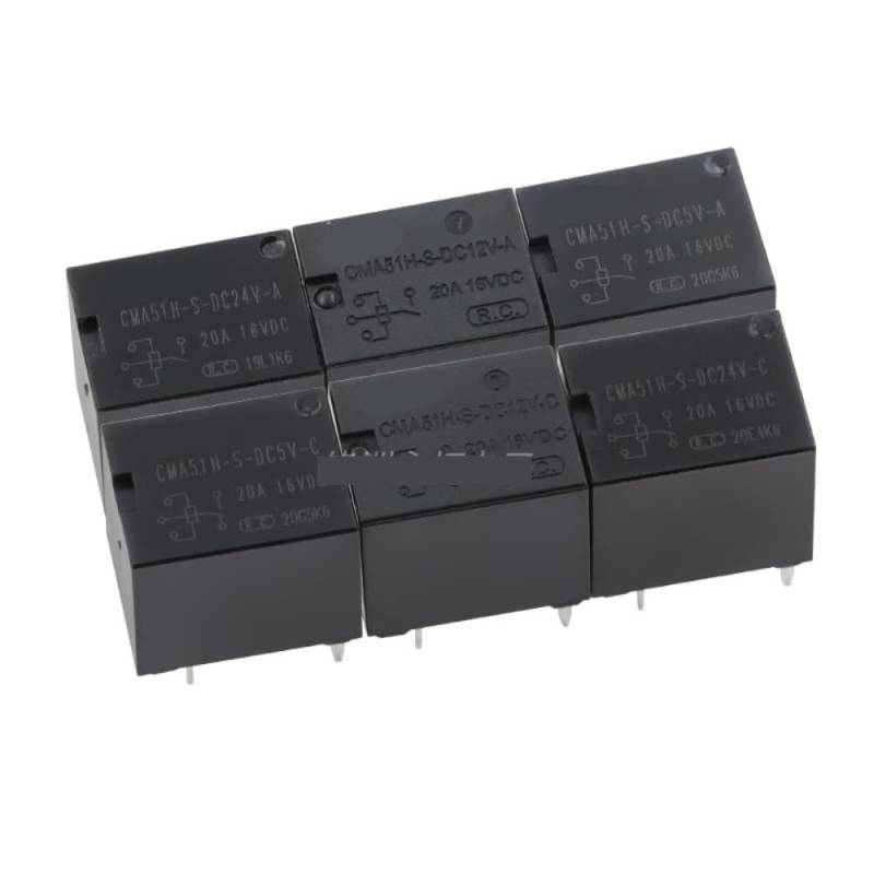 5PCS Relay CMA51H-S-DC5V DC12V DC24V-A -C 4PIN 5PIN 20A T74 T78 IDGTTLDF(CMA51H-S-DC5V-C) von IDGTTLDF