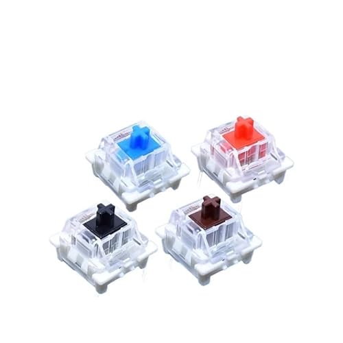 Outemu Switches Mechanical Keyboard Black Blue Brown Red Key Switch for CIY Sockets SMD 3pin Thin pins Compatible with MX Switch IDGTTLDF(Brown Switch,90PCS) von IDGTTLDF