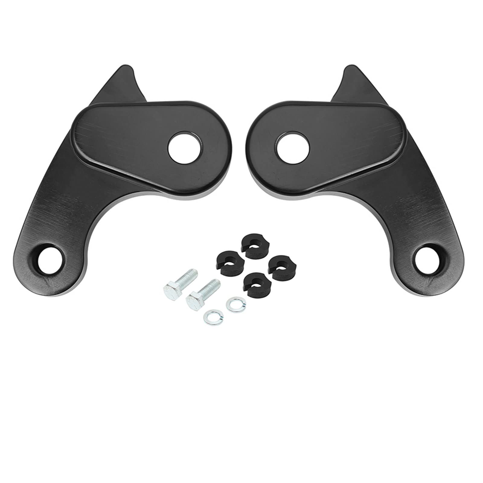 Motorradzubehör 1-3/16" Rear Lowering Block Kit Compatible with Harley Touring 2008-2021 Models Aluminum Lowering Blocks Compatible with Electra Glide Cvo Ultra Classic von IDPOLHYGF