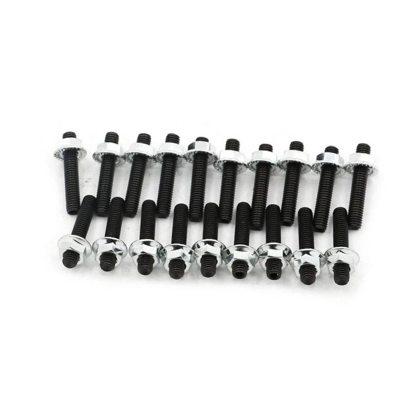 Motorradzubehör 19 PIECE Kompatibel mit CIVIC OELWANNE BOLT STUD KIT B18 B20 TYPE R VTEC B SERIES von IDPOLHYGF