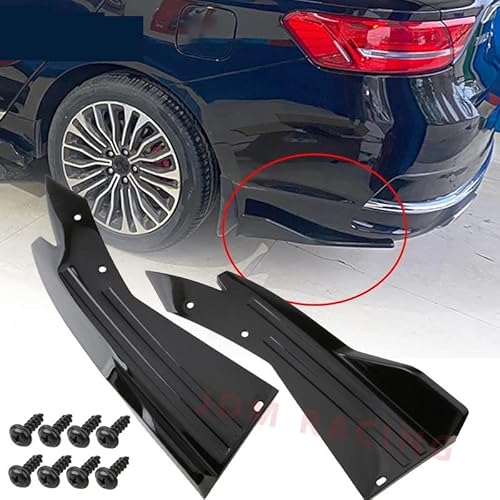 Motorradzubehör 2pcs 48 cm Car Heck Stoßfänger Spoiler Canards Flossen Stoßfänger Lippen Anti-Crash-Diffusor Lippenwellwinkel Splitterschutzschutzschutz von IDPOLHYGF