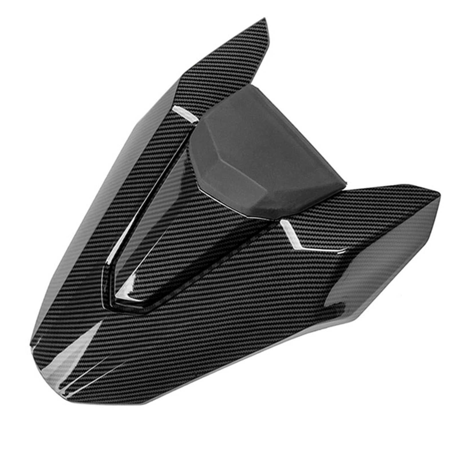 Motorradzubehör Cb Cbr 650R Cb650 Cbr650 R Motorrad Sitzbezug Beifahrersitz Gugelbuckel Verkleidung Passend for Cb650r Cbr650R 2019-2020(Carbon Fiber Look) von IDPOLHYGF