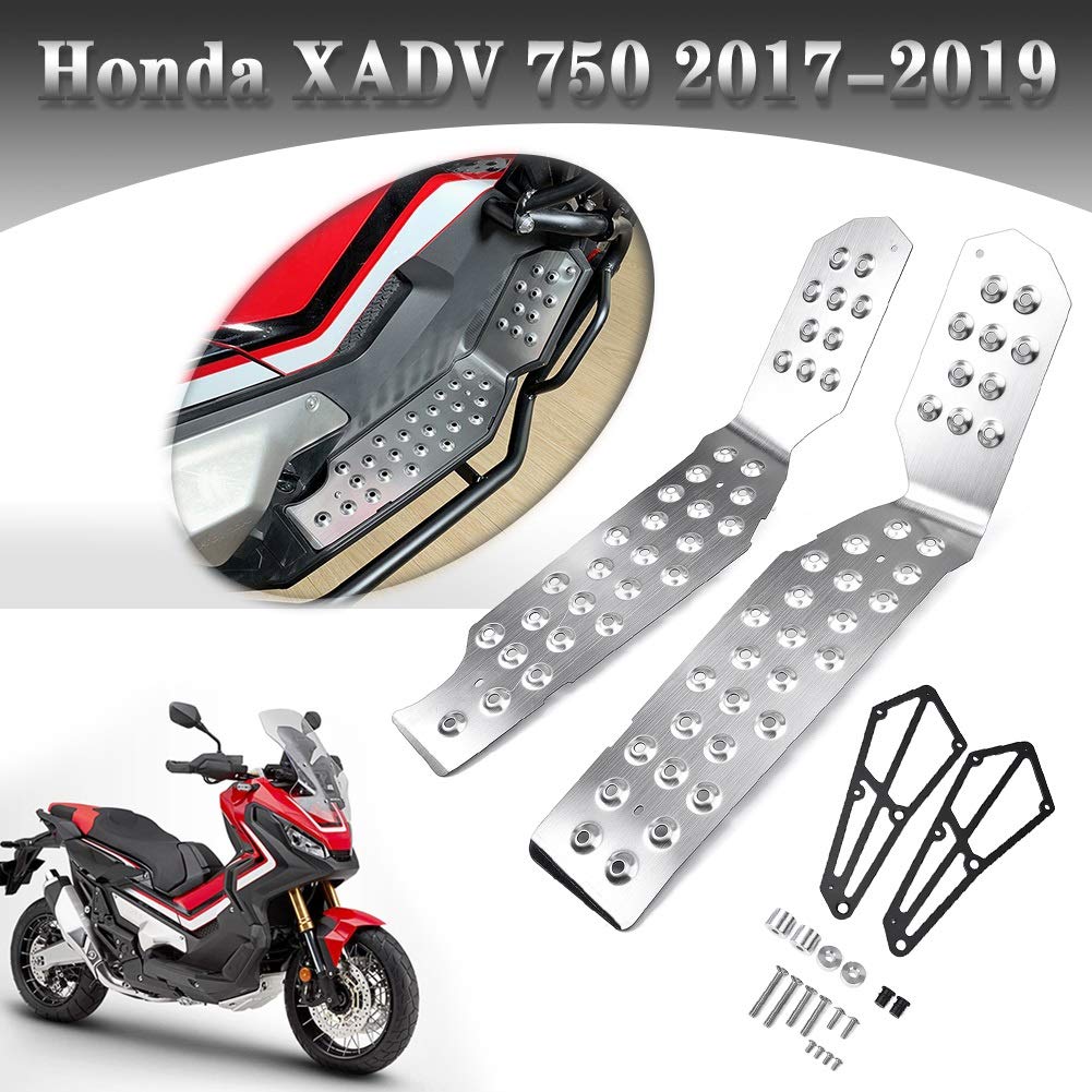 Motorradzubehör Kompatibel mit XADV 750 XADV750 Fußplatte Brett Pedale Fußraste Trittbrett XADV750 XADV 750 2017 2018 2019 Motorradzubehör von IDPOLHYGF