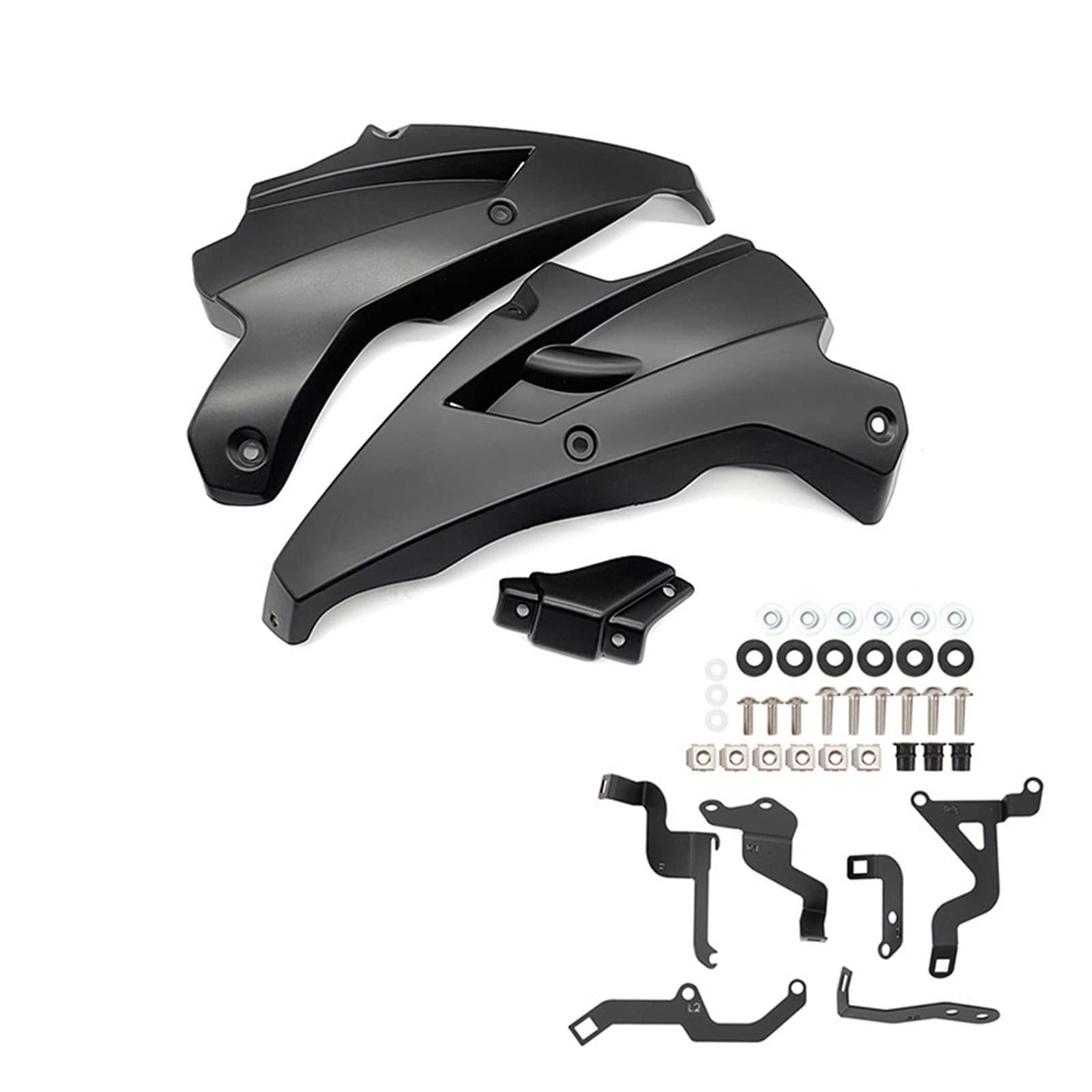 Motorradzubehör Motorrad Bellypan Belly Pan Engine Spoiler Lower Panel Fairing Cowl Cover Body Frame Protector Kompatibel mit Kawasaki Z900 2017-2022(Black 2017-2019) von IDPOLHYGF