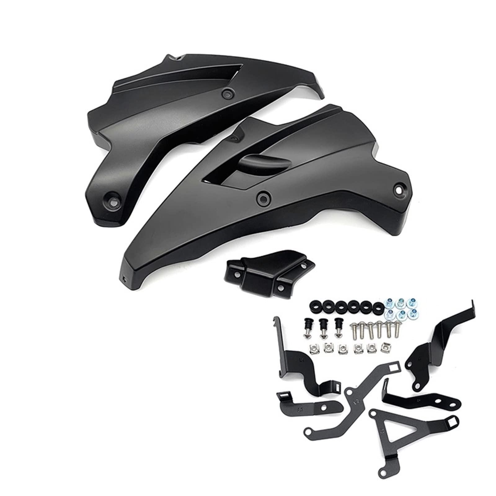 Motorradzubehör Motorrad Bellypan Belly Pan Engine Spoiler Lower Panel Fairing Cowl Cover Body Frame Protector Kompatibel mit Kawasaki Z900 2017-2022(Black 2020-2022) von IDPOLHYGF