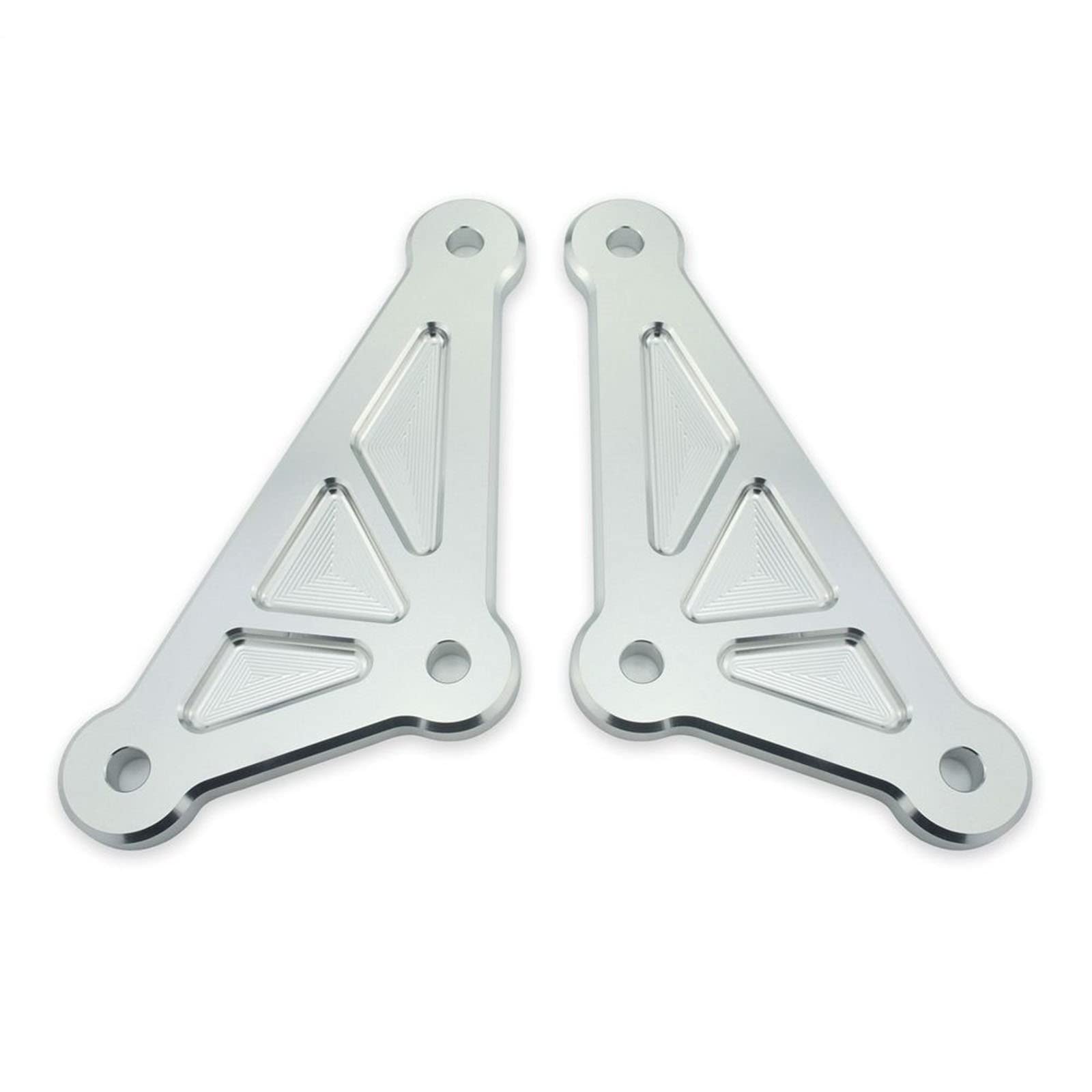 Motorradzubehör Motorrad Einstellbare Federgestänge Drop Link Kits Tieferlegungssatz Passend for Kawasaki Z1000 2014-2017 Z1000Sx Ninja 1000 2011-2015(Silver) von IDPOLHYGF