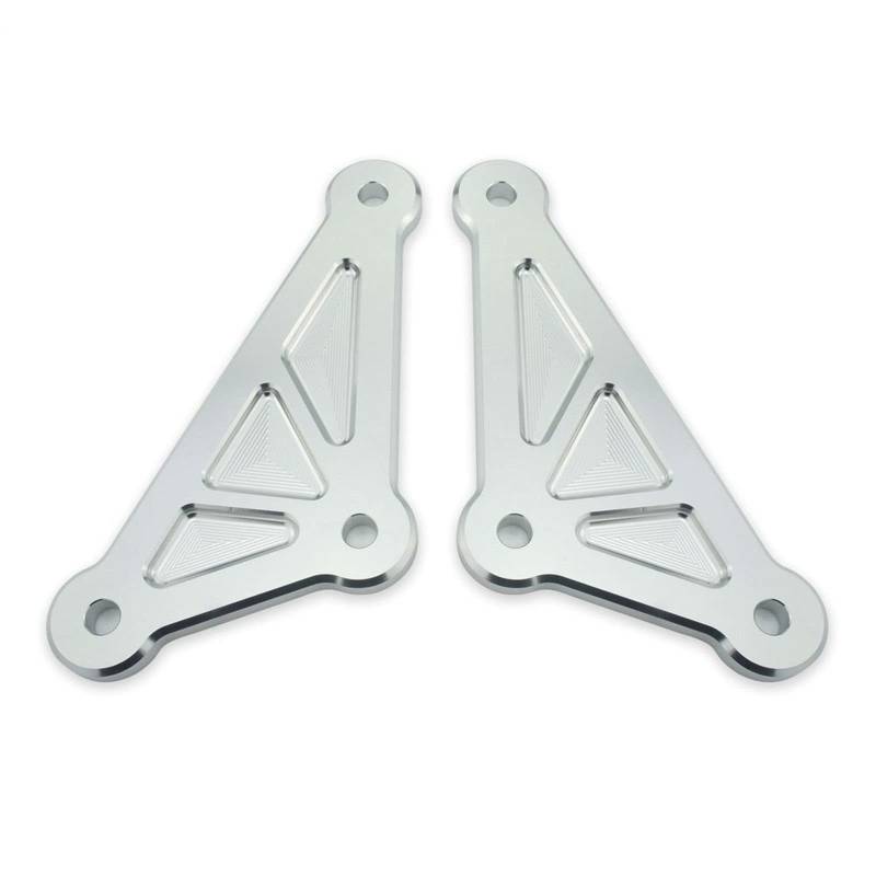 Motorradzubehör Motorrad Einstellbare Federgestänge Drop Link Kits Tieferlegungssatz Passend for Kawasaki Z1000 2014-2017 Z1000Sx Ninja 1000 2011-2015(Silver) von IDPOLHYGF