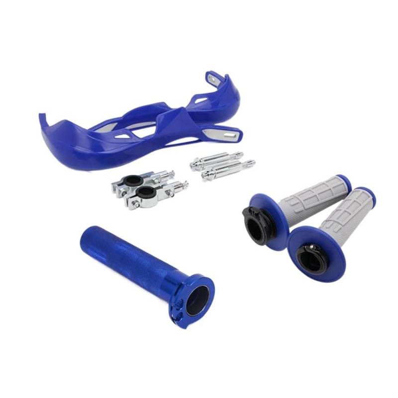 Motorradzubehör Motorrad Gasrohr Lenkergriffe und Handschützer passend for YAMAHA YZ250F 2001–2011 YZ400F–450F 1998–2013 YZ450F 2016–2017(Handlebar Grips) von IDPOLHYGF