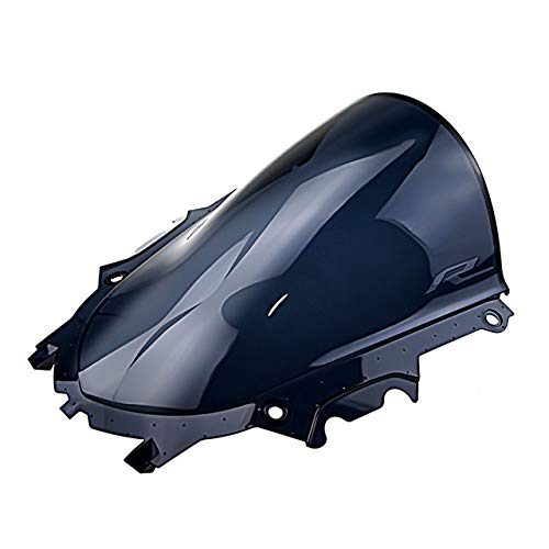 Motorradzubehör Motorrad R3 Windschutzscheibe Windschutzscheibe gepasst for Yamaha YZF R25 R3-Wind-Schild-Schirm-Schutz-Teile(Black) von IDPOLHYGF