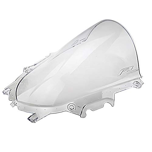 Motorradzubehör Motorrad R3 Windschutzscheibe Windschutzscheibe gepasst for Yamaha YZF R25 R3-Wind-Schild-Schirm-Schutz-Teile(Clear) von IDPOLHYGF