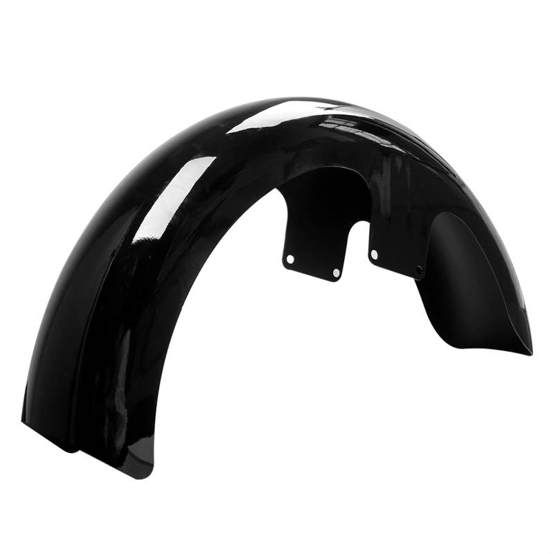 Motorradzubehör Motorrad Vivid Black 21"Radverpackung 5,5 Zoll;Frontfender passend for Harley Touring Electra Glibe Road King von IDPOLHYGF