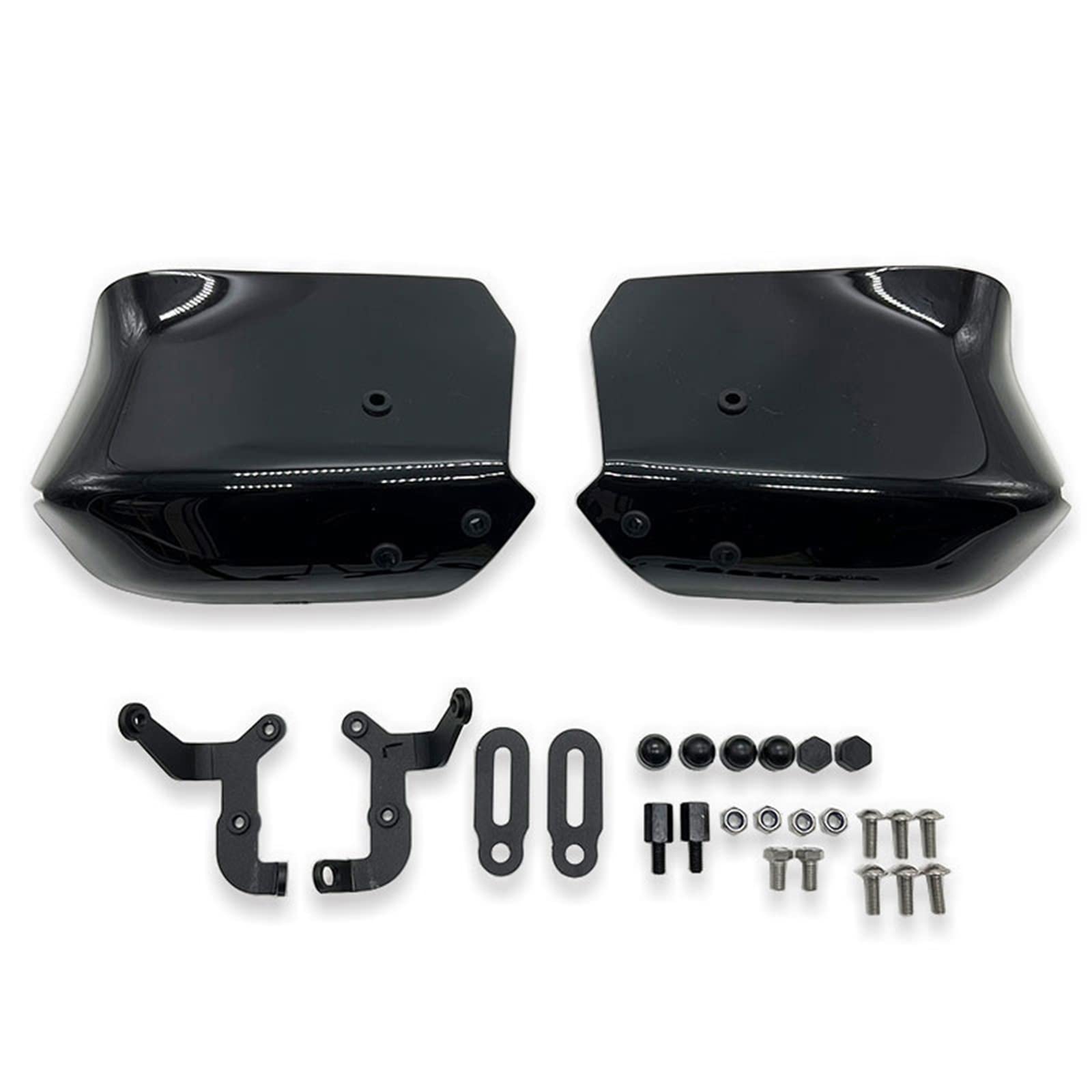 Motorradzubehör Passend for Forza 125 Forza 300 Griffschutz Handschützer Lenkerschutz Passend for Suzuki Burgmabn 125 400 Kymco Ak550(Black) von IDPOLHYGF