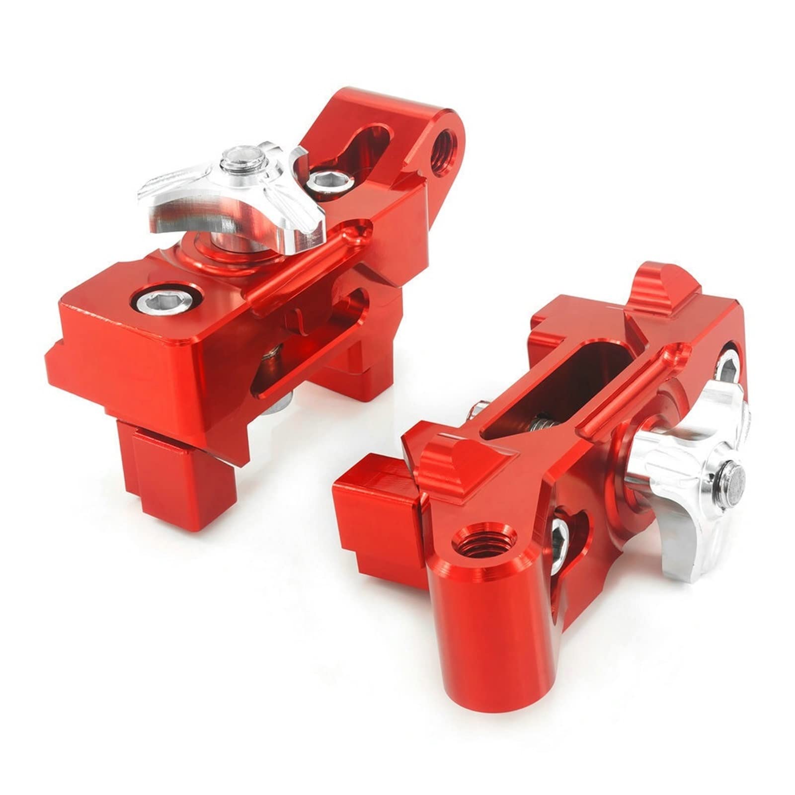 Motorradzubehör Passend for Yamaha Mt07 Fz07 FZ 07 Mt 07 Mt-07 2015 2016 2017 2018 Motorrad Kettenspanner Abdeckblock Hinterachsspindel Zubehör(Red) von IDPOLHYGF