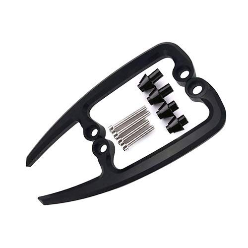 Motorradzubehör SEMSPEED Motorrad-Rücksitz-Passagier-Armlehne Lenker Kompatibel mit Kawasaki Z650 2017 2018 2019 2020(Black) von IDPOLHYGF