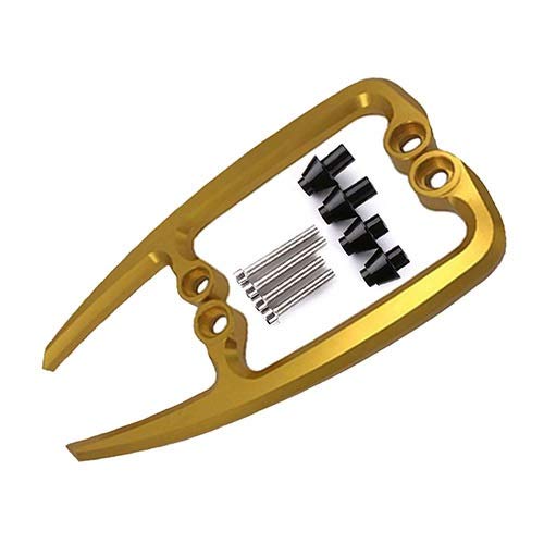 Motorradzubehör SEMSPEED Motorrad-Rücksitz-Passagier-Armlehne Lenker Kompatibel mit Kawasaki Z650 2017 2018 2019 2020(Gold) von IDPOLHYGF