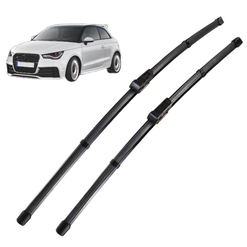 Scheibenwischer Set Frontwischerblätter Für Audi A1 MK1 2010–2017, 24"+16" Auto Wischerblätter von IDZNFNFX