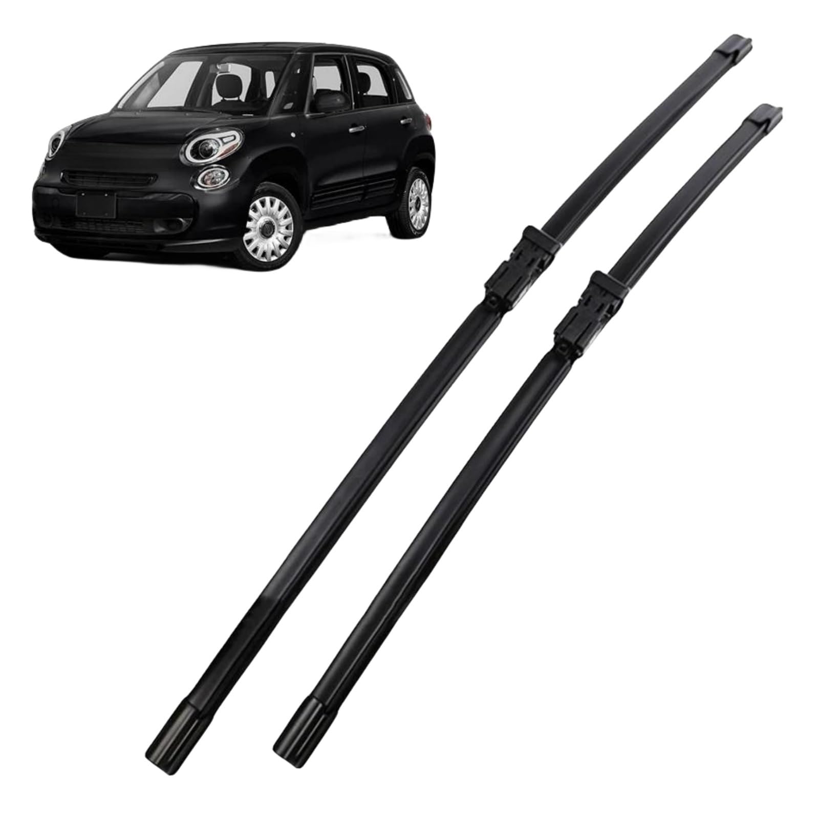 Scheibenwischer Set Frontwischerblätter Für FIAT 500L 2012–2022, 26"+15" Auto Wischerblätter von IDZNFNFX