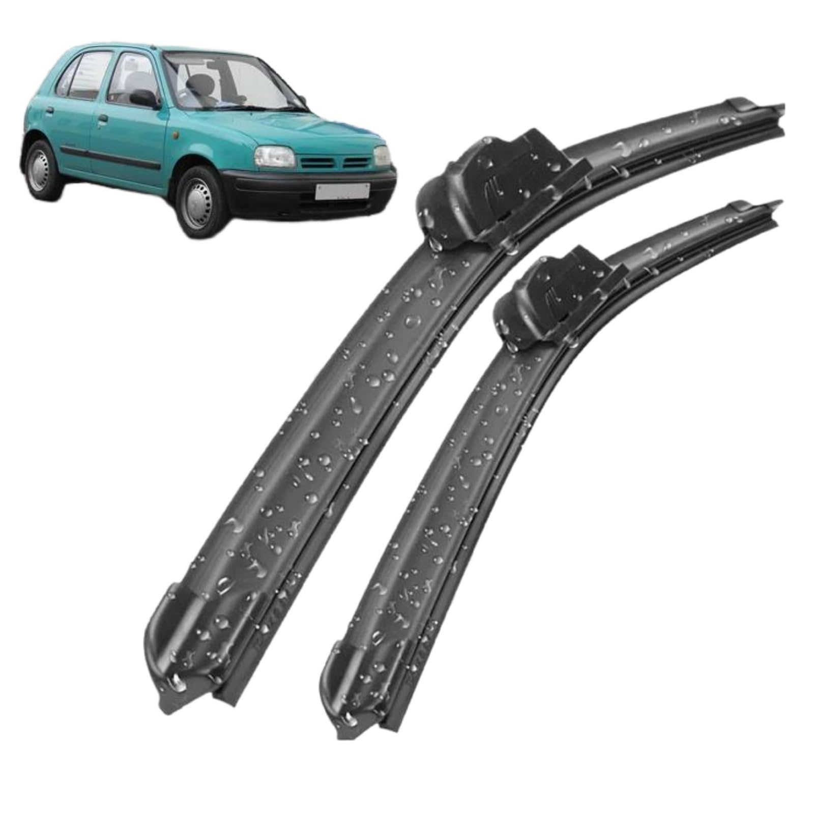 Scheibenwischer Set Frontwischerblätter Für Nissan Micra K11 2000-2002 20"+18" Auto Wischerblätter von IDZNFNFX