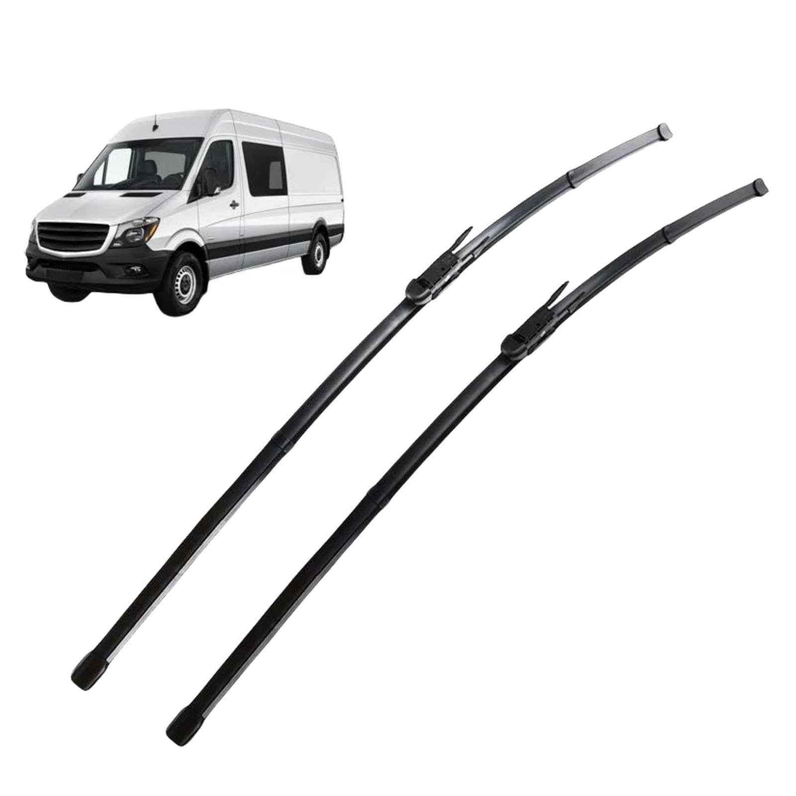 Scheibenwischer Set Frontwischerblätter Für VW Crafter 2006–2017, 26"+24" Auto Wischerblätter von IDZNFNFX