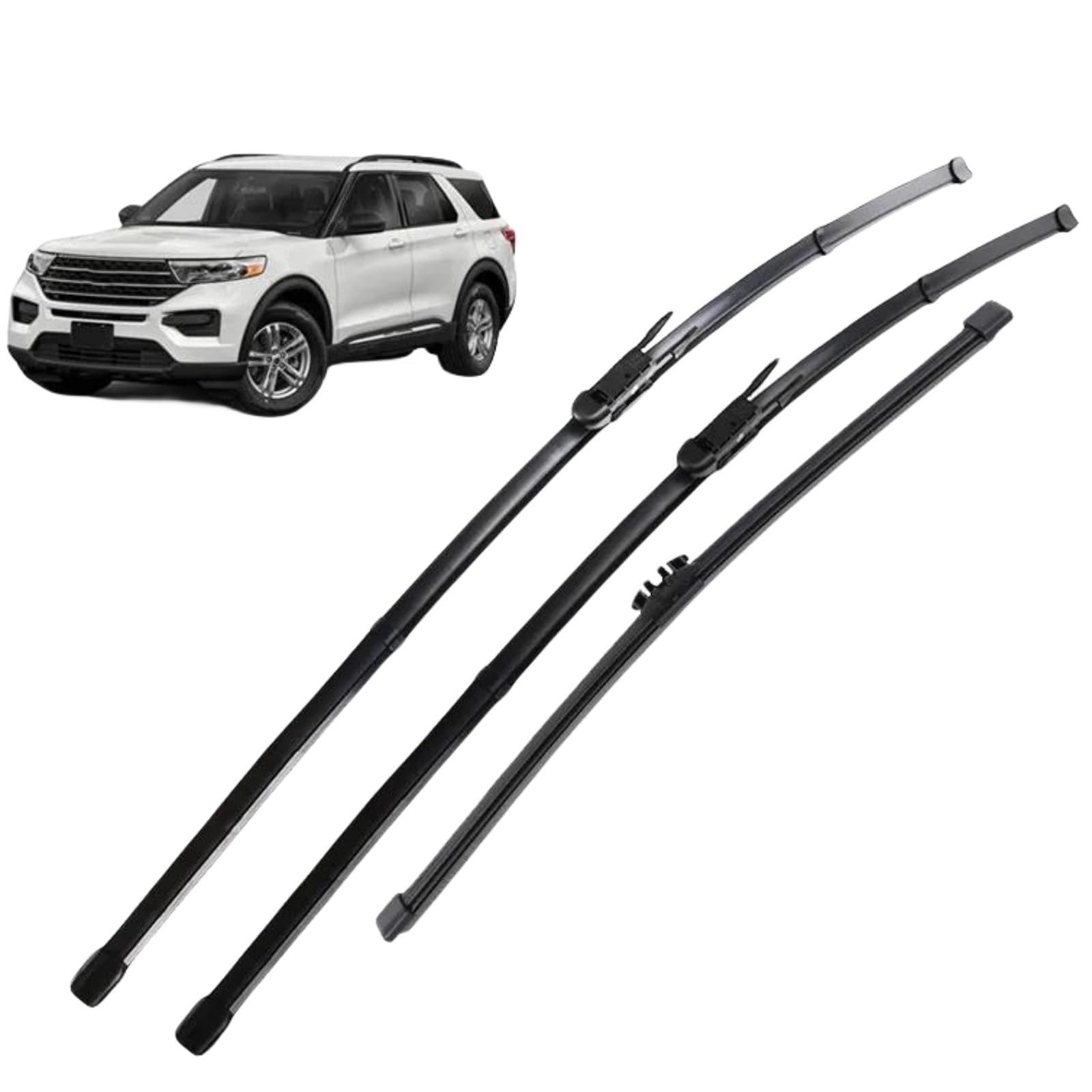 Scheibenwischer Set Scheibenwischer Vorne Und Hinten, Set Für Ford Explorer 6 U625 2020–2023, 26"+22"+11" Auto Wischerblätter von IDZNFNFX