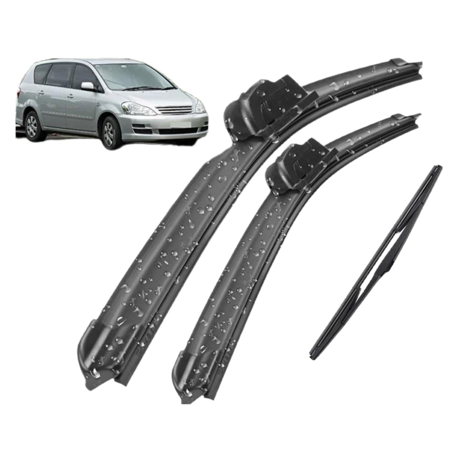 Scheibenwischer Set Vorne Und Hinten Wischerblätter Set Kit Für Toyota Avensis Verso M20 2001-2009 26" + 16" + 16" Auto Wischerblätter von IDZNFNFX