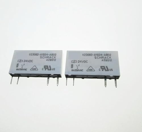 24V relay V23092-A1024-A802 24VDC V23092-A1024-A802-24VDC V23092A1024A802 24VDC DC24V 24V 6A 250VAC 4PIN IFWGFVTZ(One Size) von IFWGFVTZ