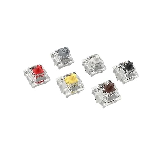 Gateron Pro 3.0 V3 Switch 3pin RGB Linear Tactile Red White Yellow Silver Brown Black Switch For Mechanical Keyboard Pre Lubed IFWGFVTZ(Pro V3 Red Switch,110PCS) von IFWGFVTZ