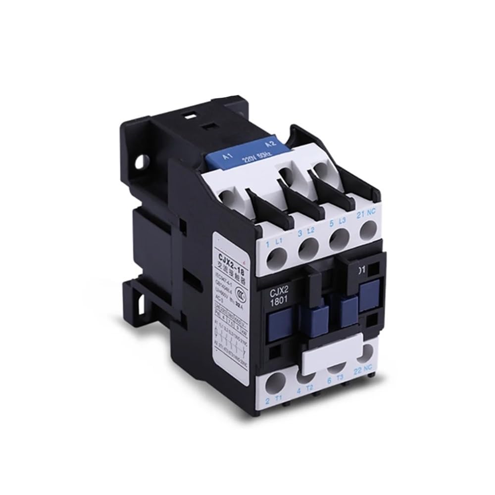 LC1D AC Contactor CJX2-1801 18A NC 3-Phase DIN Rail Power Contactor 24V 36V 110V 220V 380V IFWGFVTZ(AC 380V) von IFWGFVTZ