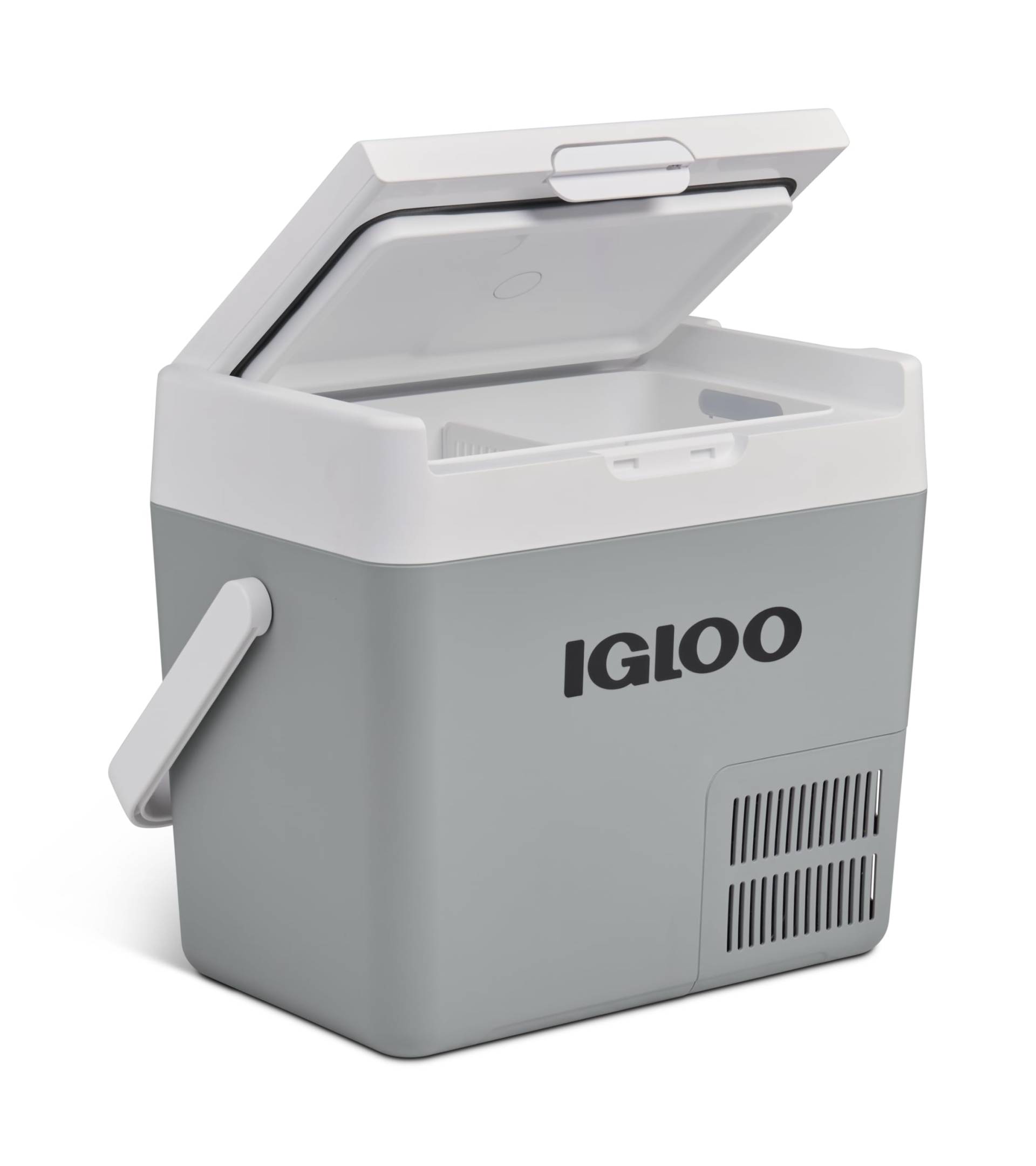 IGLOO ICF 18 Kompressor-Kühlbox 19 Liter, 12/24 V und 230 V, Mini-Kühlschrank -18 °C bis 20 °C für Auto, LKW, Boot, Wohnmobil und Steckdose von IGLOO