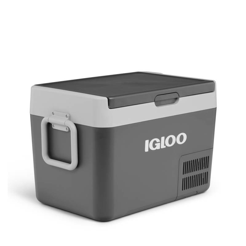 IGLOO ICF 32 Kompressor-Kühlbox 32 Liter, 12/24 V und 230 V, Mini-Kühlschrank -18 °C bis 20 °C für Auto, LKW, Boot, Wohnmobil und Steckdose von IGLOO