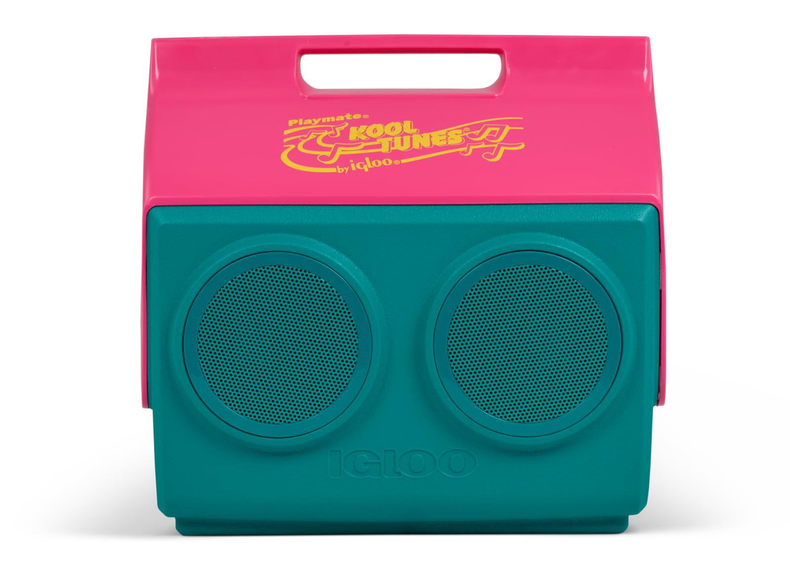 IGLOO KoolTunes Playmate Classic 14 Liter Kühlbox mit Bluetooth Lautsprechern, Retro, Farbe Jade von IGLOO