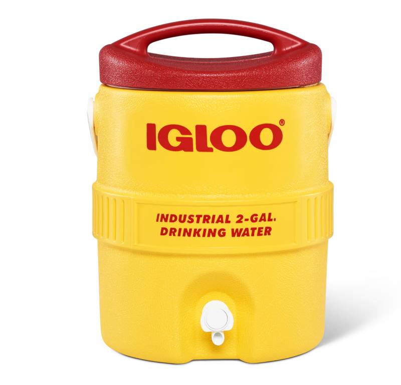 Igloo Getränkekanister 2 Gallon, isolierter Wasserkanister mit Zapfhahn ca. 7,5 L, Getränkebehälter, Getränkespender für Camping, Sport und Freizeit von IGLOO