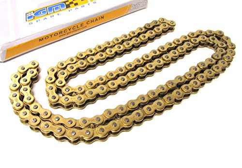 420er Kette Gold 420 x 126 L Glieder für Mofa Moped Mokick Motorrad von IGM