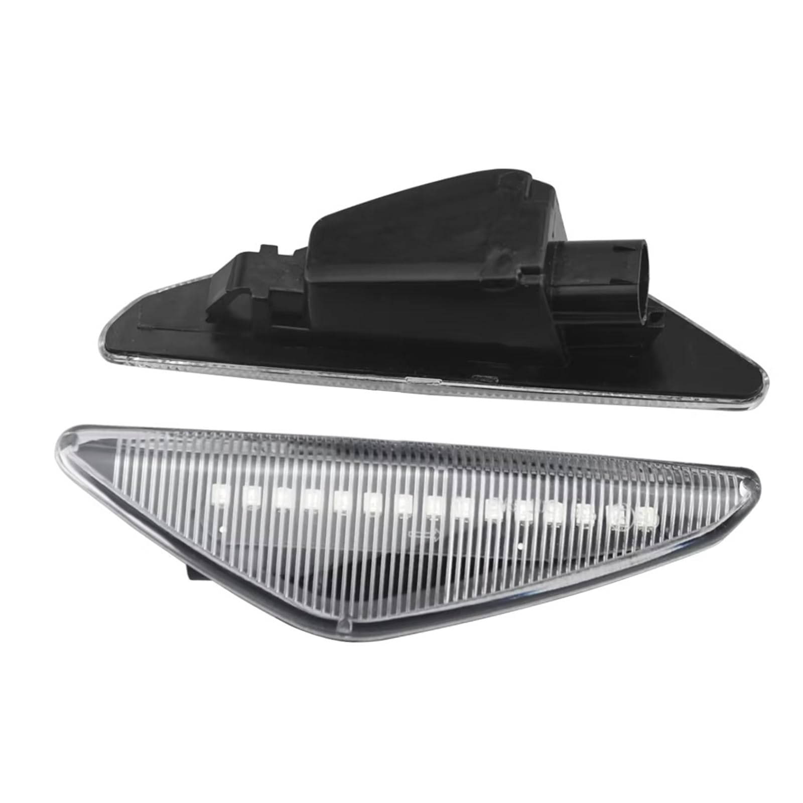 2 Stück LED Blinker Seitenblinker für BMW X3 F25 X5 E70, Blinker mit Canbus Fehlerfrei (Transparent Linse) von IGTOPS